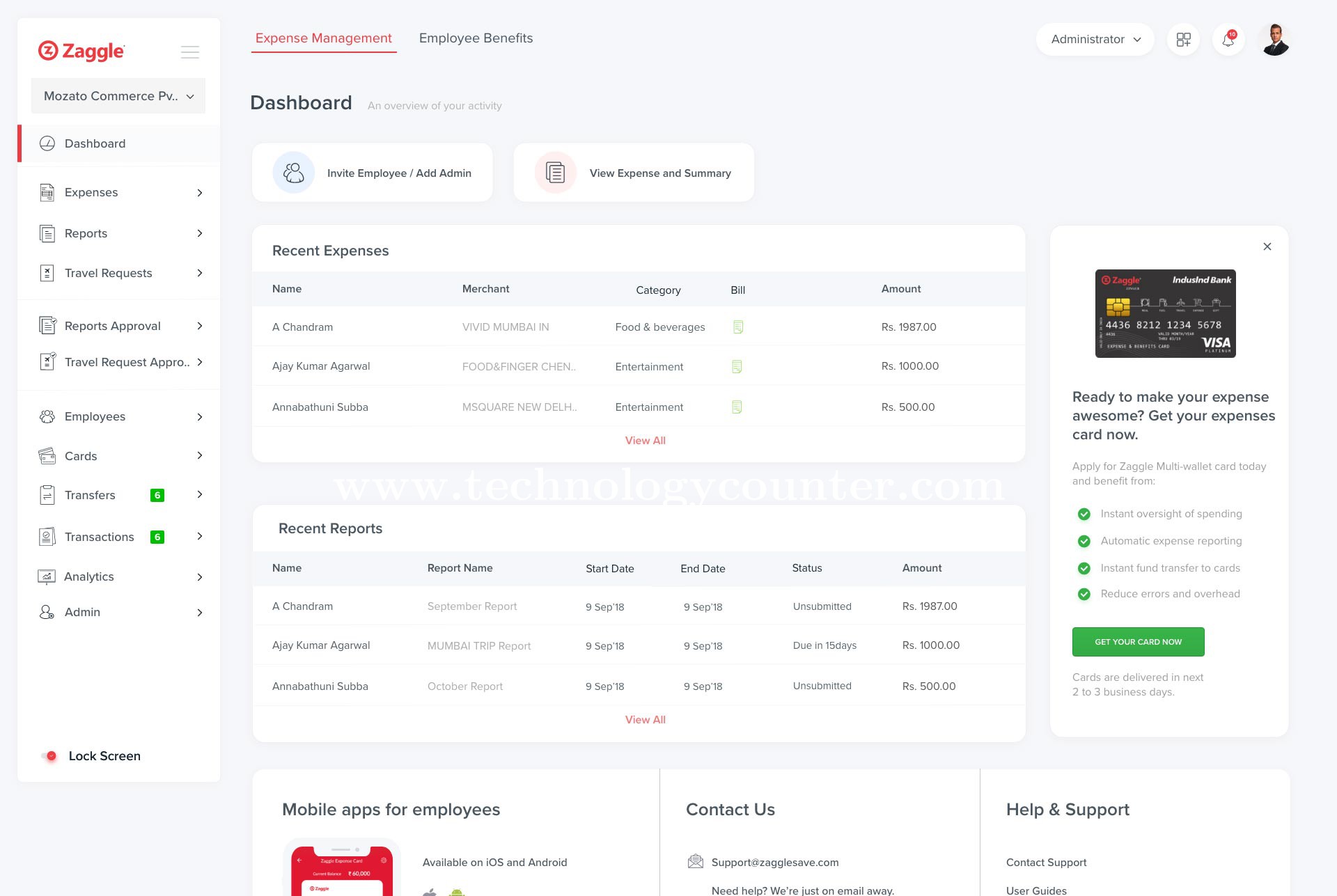 Zaggle Save Screenshots